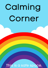 Load image into Gallery viewer, Large Mental Health Poster - Calming Corner