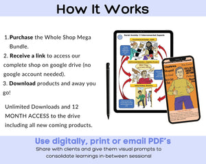 WHOLE SHOP THERAPY HANDOUT BUNDLE