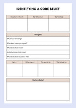 Load image into Gallery viewer, Core Belief Workbook