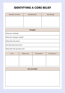 Core Belief Workbook