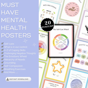 Must Have Mental Health Handouts/Posters