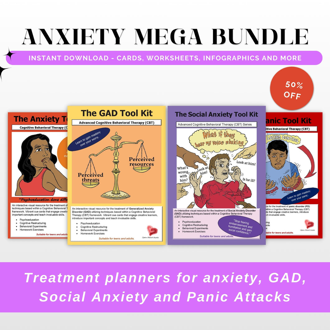 Anxiety Mega Bundle - Instant PDF Download