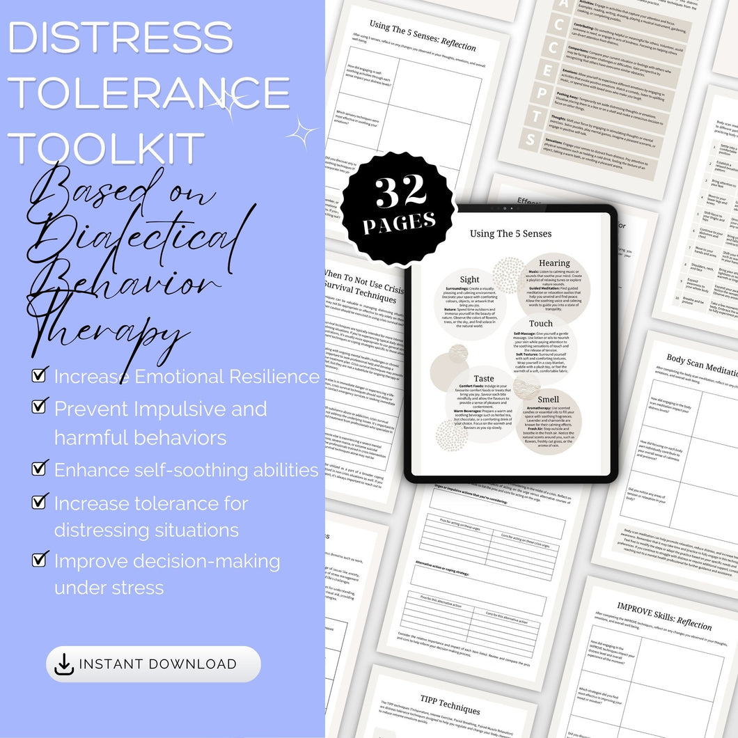DBT Distress Tolerance Workbook