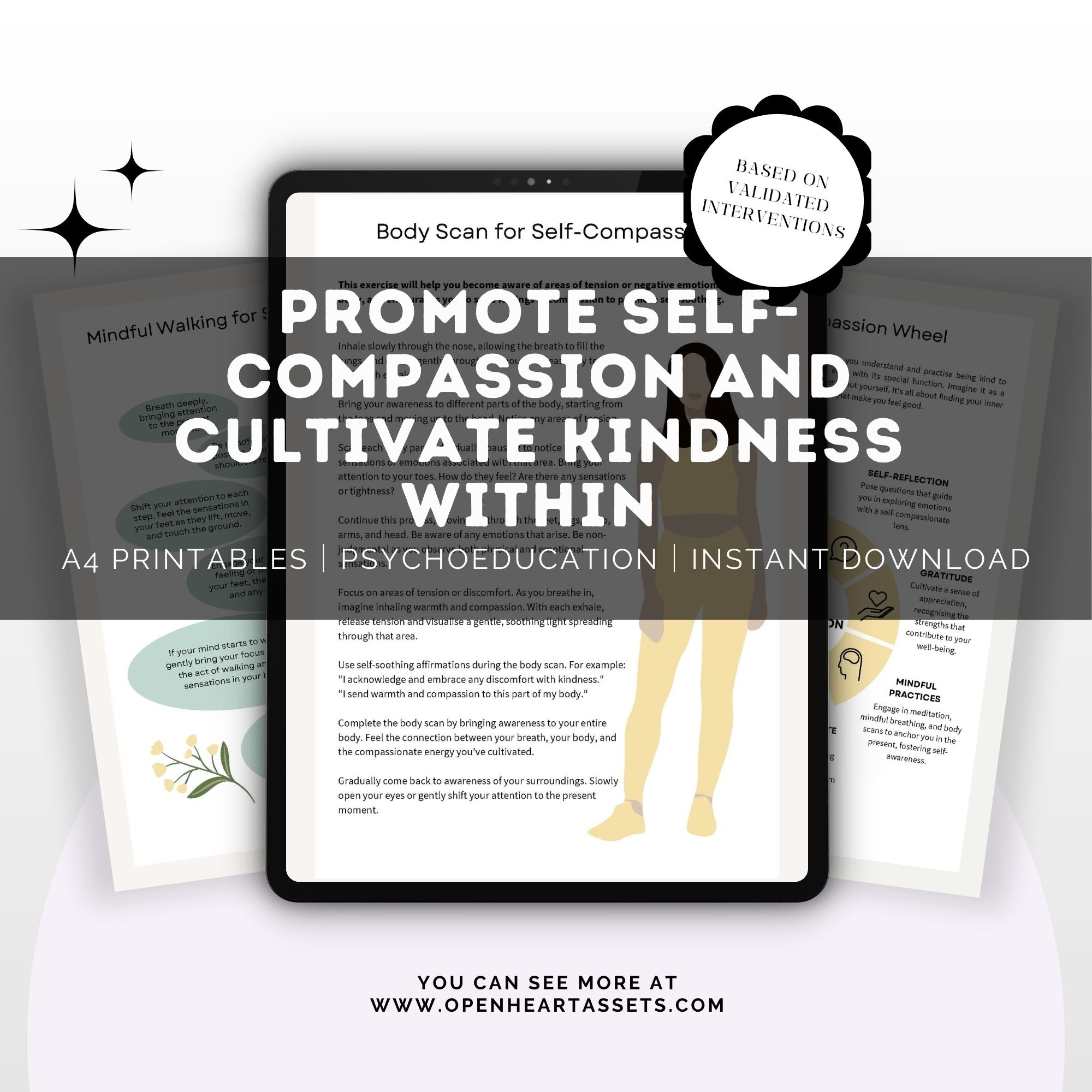 Self Compassion Handout.pdf Self-Compassion Toolkit | Based on clinically validated interventions.