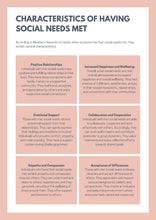 Load image into Gallery viewer, Maslow&#39;s Hierarchy of Needs Workbook