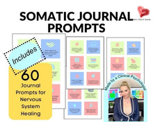 Load image into Gallery viewer, Somatic Therapy Guided Exercises Plus Journal Prompts
