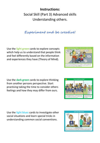Social Skills Tool Kit Part 3 Page 1