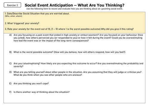 The Social Anxiety Tool Kit Page 56