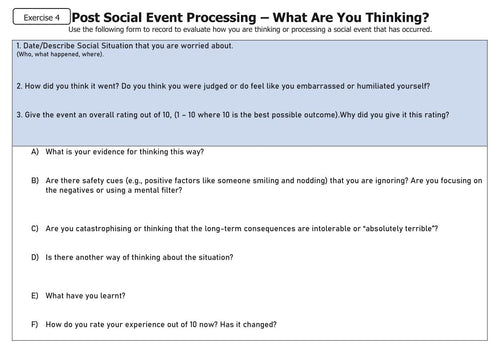 The Social Anxiety Tool Kit Page 58