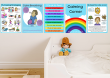 Load image into Gallery viewer, Large Mental Health Poster Bundle - Mental Health Strategies for Kids