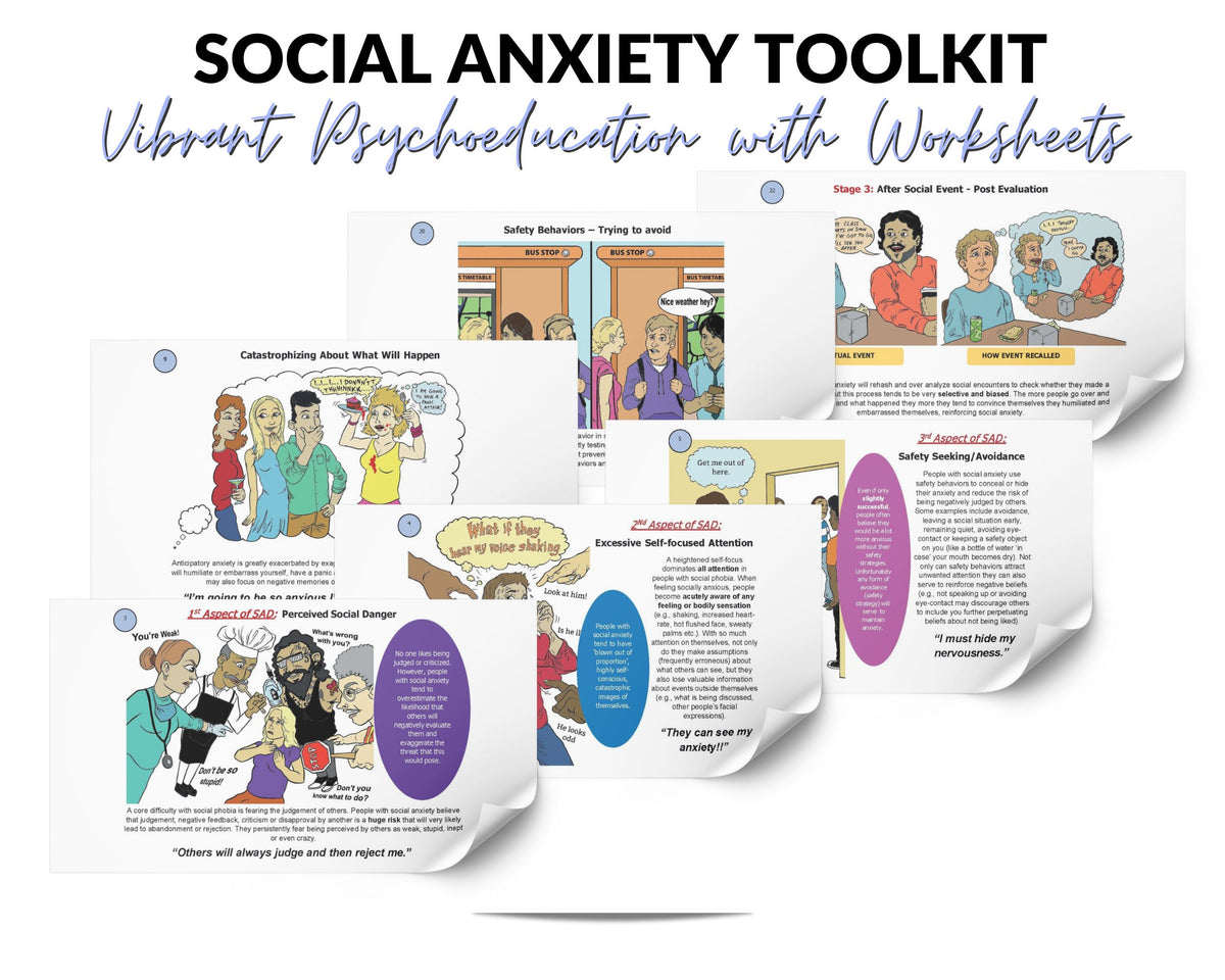 The Social Anxiety Tool Kit - Instant PDF Download | Based on ...