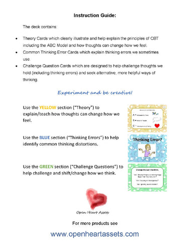 CBT Tool Deck Part 1 Page 2 (Back)