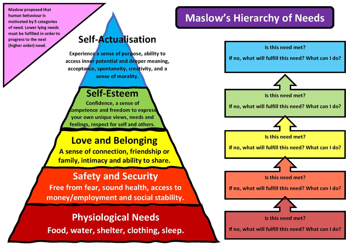 Maslow's Hierarchy of Needs | Based on clinically validated interventions.
