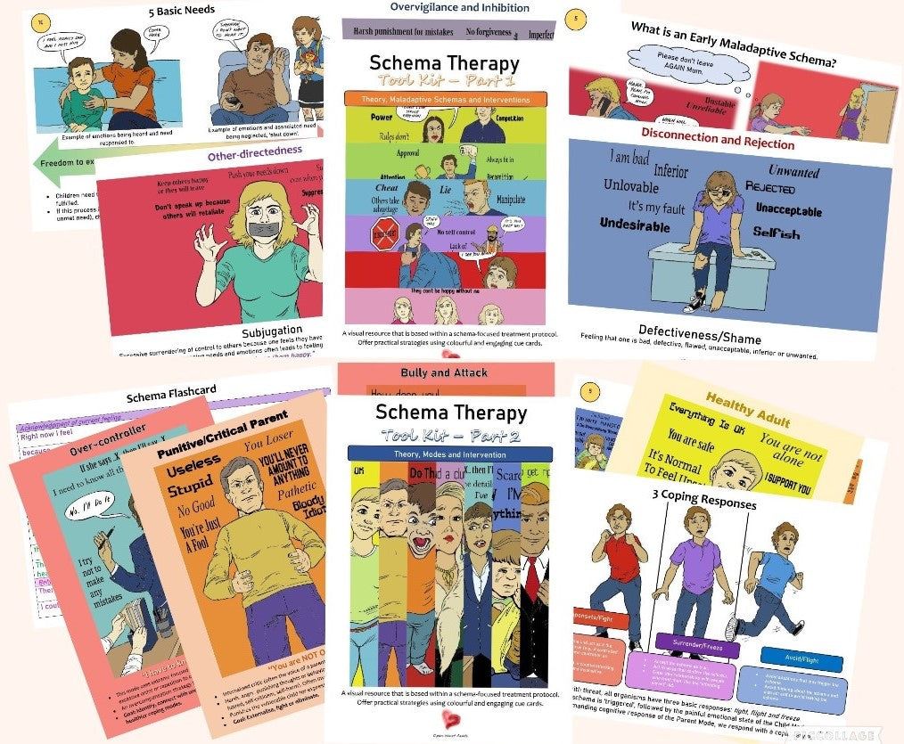 Schema Therapy Combo Pack - Part 1 and 2 (receive 10% discount when purchased together).